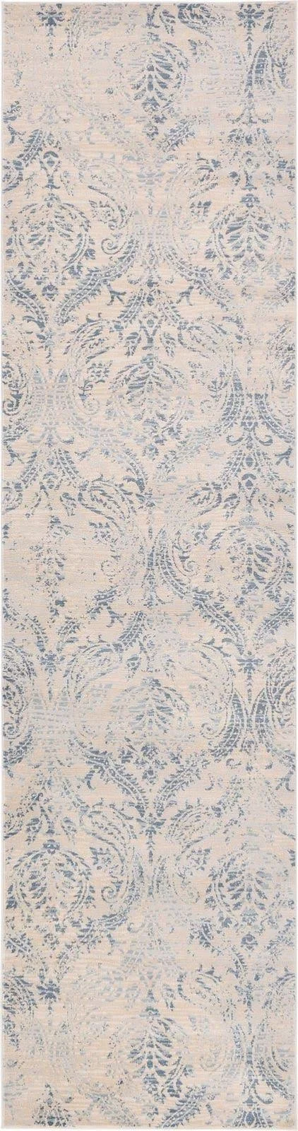 Unique Loom Paris Birch Blue 2& 7 x 10& 0 Runner Rug