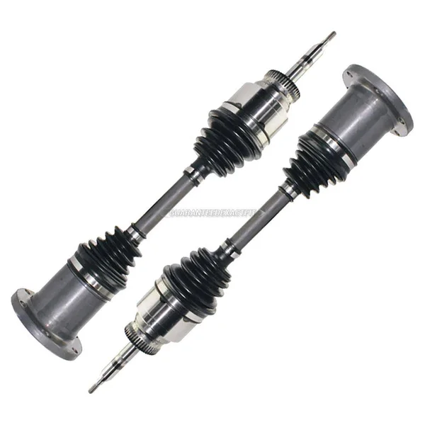 BuyAutoParts Pair Front CV Axle Shaft for Ford Expedition F150 Heritage Lincoln Navigator, White