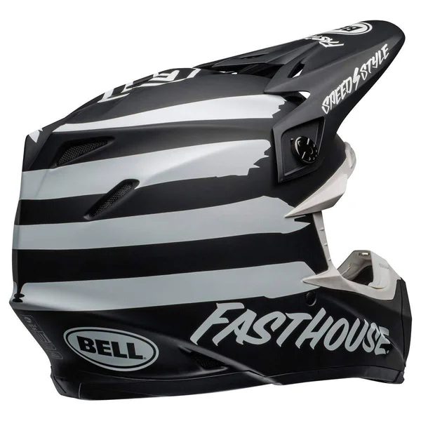Bell Moto-9 Fasthouse Signia MIPS Helmet Medium Matte Black/White