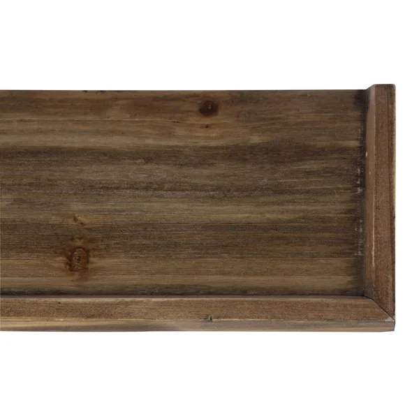 kieragrace Muskoka Fitz Wood Shelves - Walnut, 12-Inch, 18-Inch, 24-Inch, Set of 3, Brown