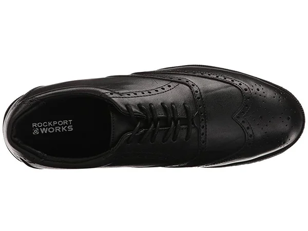 Rockport Works Men's Dressports Steel Toe RK6741 - Size: 12 M, Black