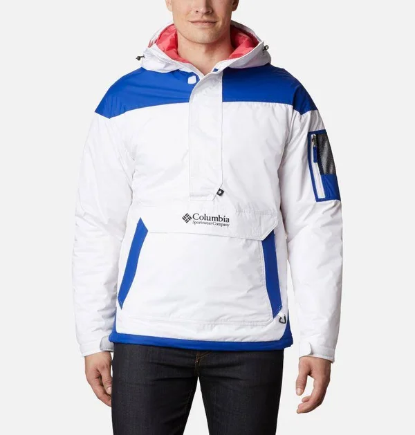 Columbia Challenger Pullover - Men's Black/Fjord Blue, XL