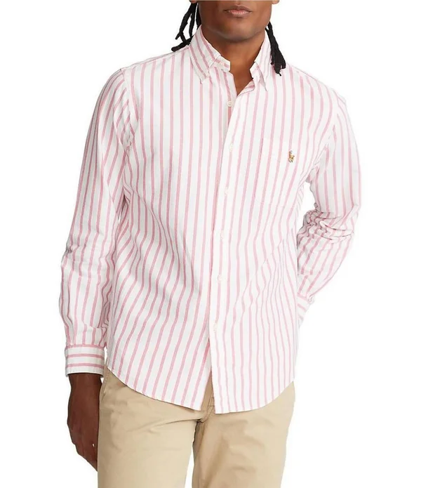 Polo Ralph Lauren Men's Oxford Shirt - Pink - 2XL