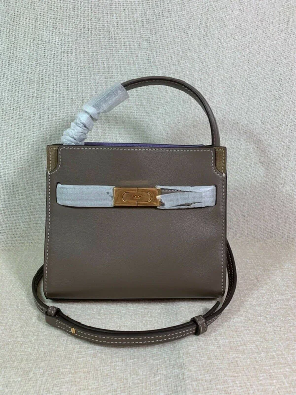 New Tory Burch Clam Shell Lee Radziwill Petite Double Bag