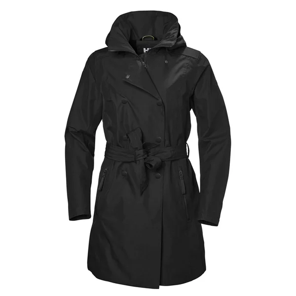 Helly Hansen Welsey II Trench Coat - Women's Black, Xs