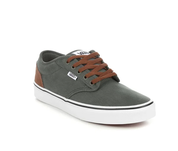 Men's Vans Atwood Skate Shoes in Thyme/White Leath Size 7 Medium