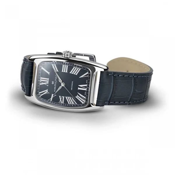 Hamilton Boulton Hand Wind Blue Dial Men's Watch H13519641