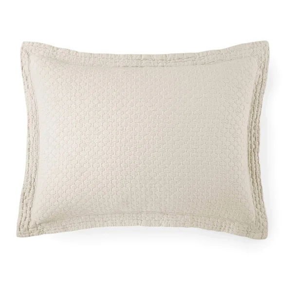 Peacock Alley Juliet Euro Sham - Linen