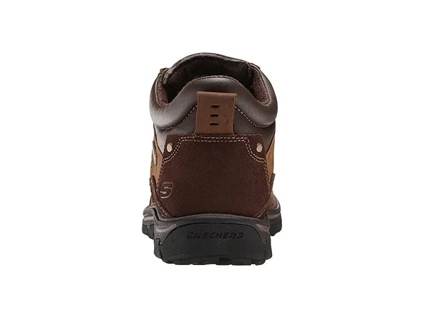 Skechers Men's Relaxed Fit Segment Melego, Size: 8.5, Dark Brown