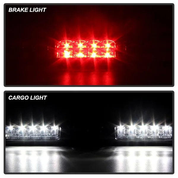 Xtune BKL-JH-CSIL99-LED-RC Brake Light (Chevy Silverado 99-06 - GMC Sierra 99-06 LED 3rd - Red/Clear)